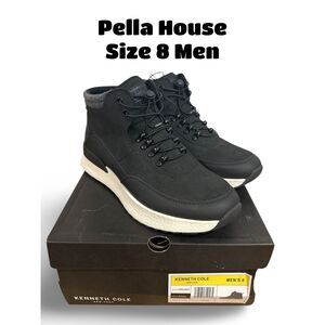 Kenneth Cole Mens The Life-Lite Hiker Sneaker NEW WITH BOX BLACK SIZE 8 US